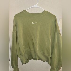 Green Nike Crewneck